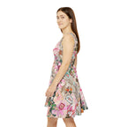 Christmas 2025 Dress Women's Skater Dress | Holiday Pattern - Kitty TeeHees