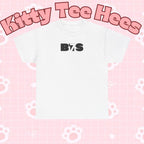 Black BTS Logo T-shirt featuring Bangtan emblem, minimal design, casual K-pop band shirt by Printify, displayed flat.