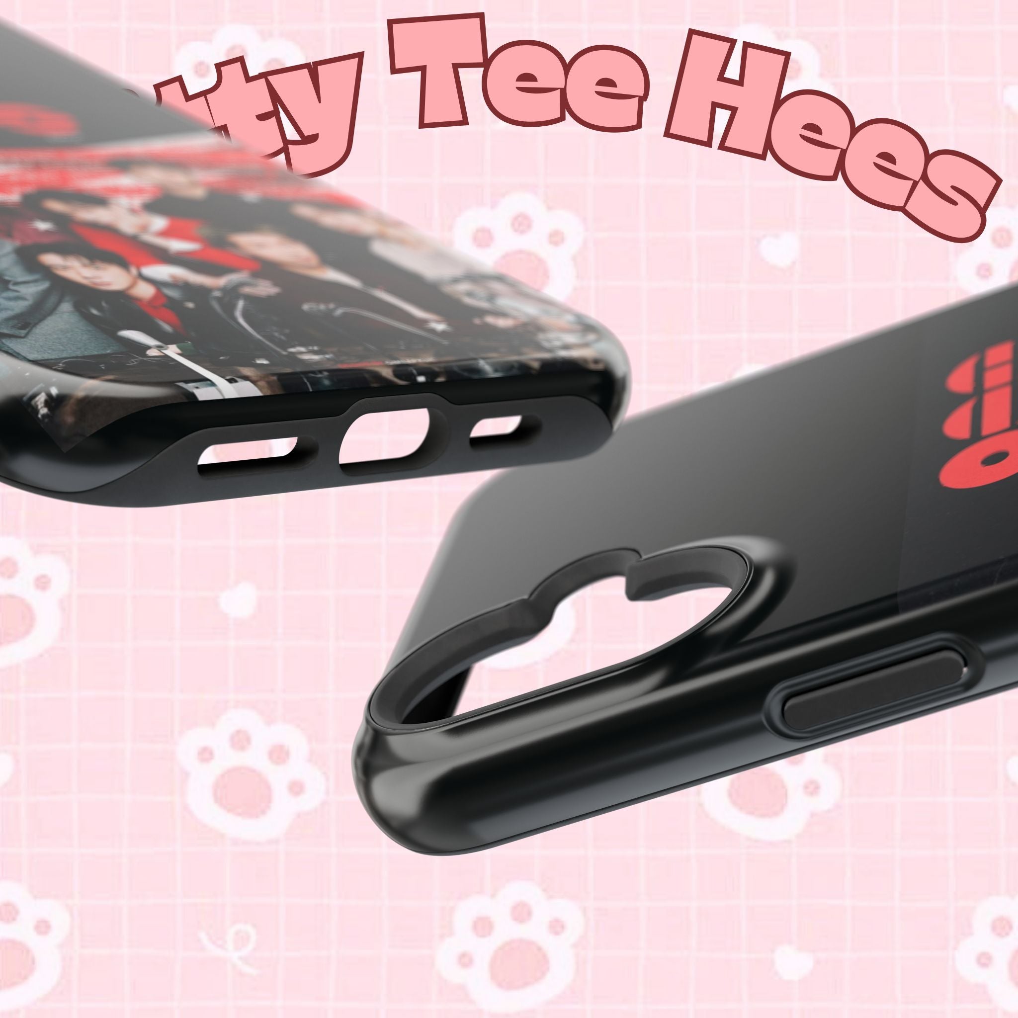 BTS Arirang phone case featuring Bangtan concert design, impact-resistant K-Pop band photo phone case by Printify.