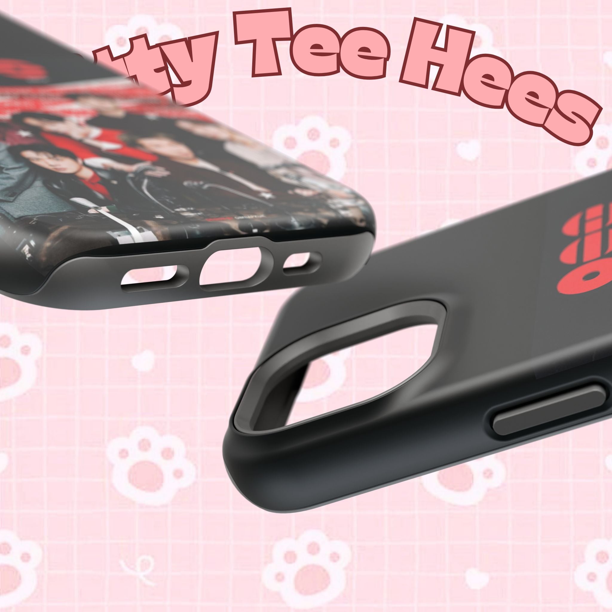K-pop BTS Arirang phone case by Printify featuring Bangtan concert design, impact-resistant phone case with band photo print.