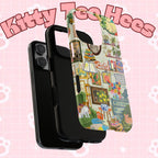 Printify cute cat portrait phone case for iPhone 17, stylish and cozy design featuring a pet image on a protective case.