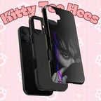 Dark Bangtan BTS Taehyung (V) phone case with Kim Taehyung design for iPhone and Samsung, featuring a stylish graphic from Printify.