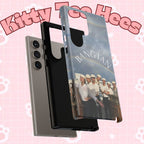 Cute Sailor BTS Swim phone case for iPhone and Samsung, featuring colorful Bangtan Sailor design by Printify.