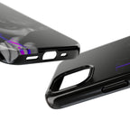 Dark Bangtan BTS phone case featuring Kim Taehyung (V) design for iPhone and Samsung, made by Printify.