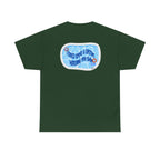 Printify BTS swim graphic T-shirt featuring a pool scene and "I could spend a lifetime watching you swim" design on the back.