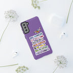 Printify BTS member names phone case featuring Jungkook, Jimin, and Rap Monster for iPhone 17, tough protective cover.