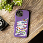 Printify BTS member names phone case featuring Jungkook, Jimin, and Rap Monster for iPhone 17 with tough protective design.