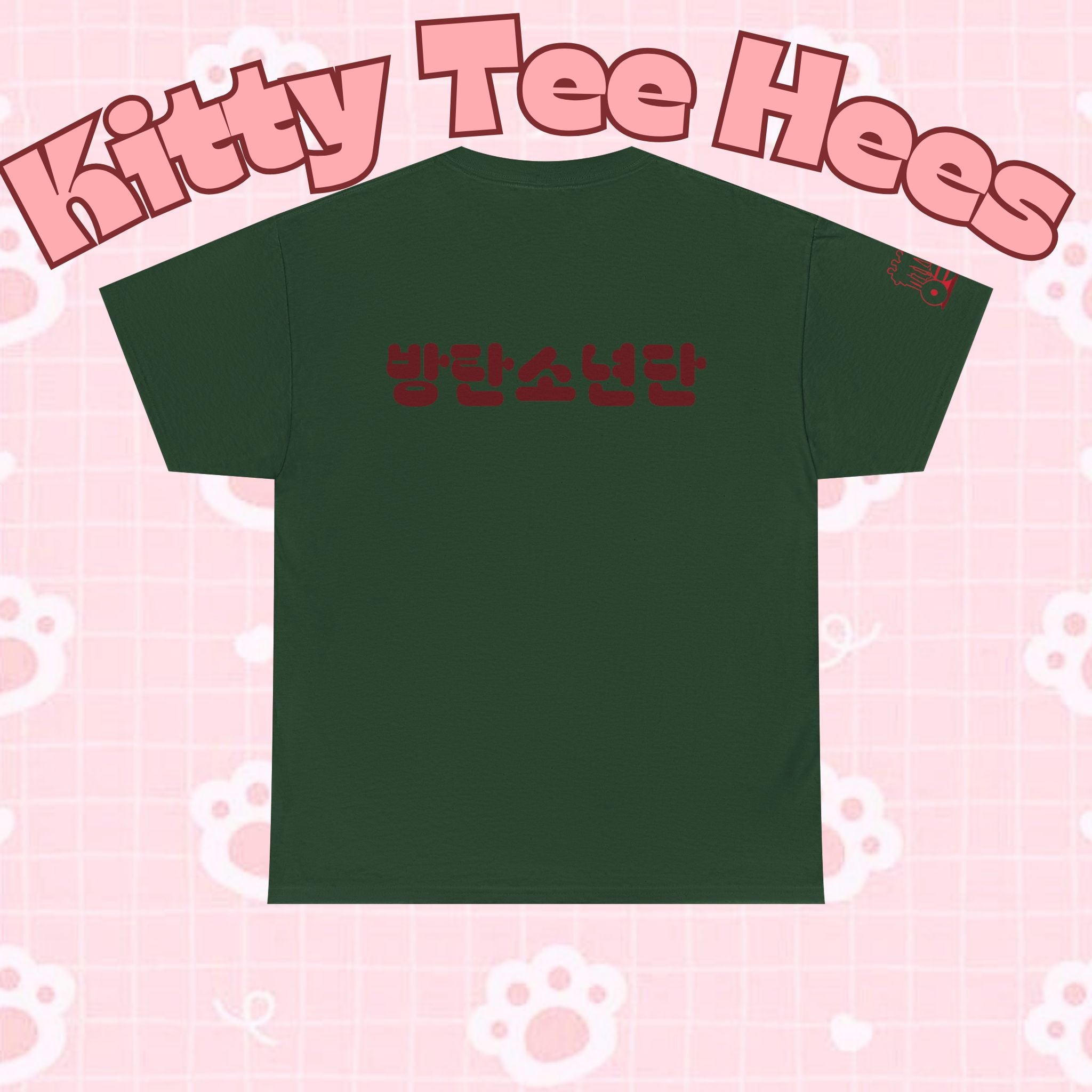 BTS Arirang T-Shirt by Printify featuring Korean Hangul design, perfect for BTS world tour and concert fans.