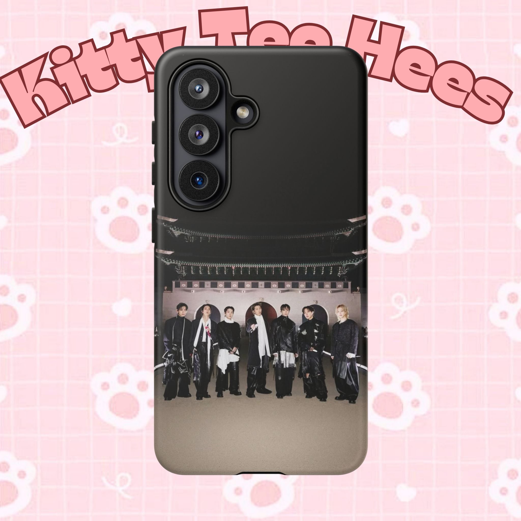 BTS Arirang and Swim Comeback phone case for iPhone and Samsung, featuring K-pop BTS design on a durable Printify tough case