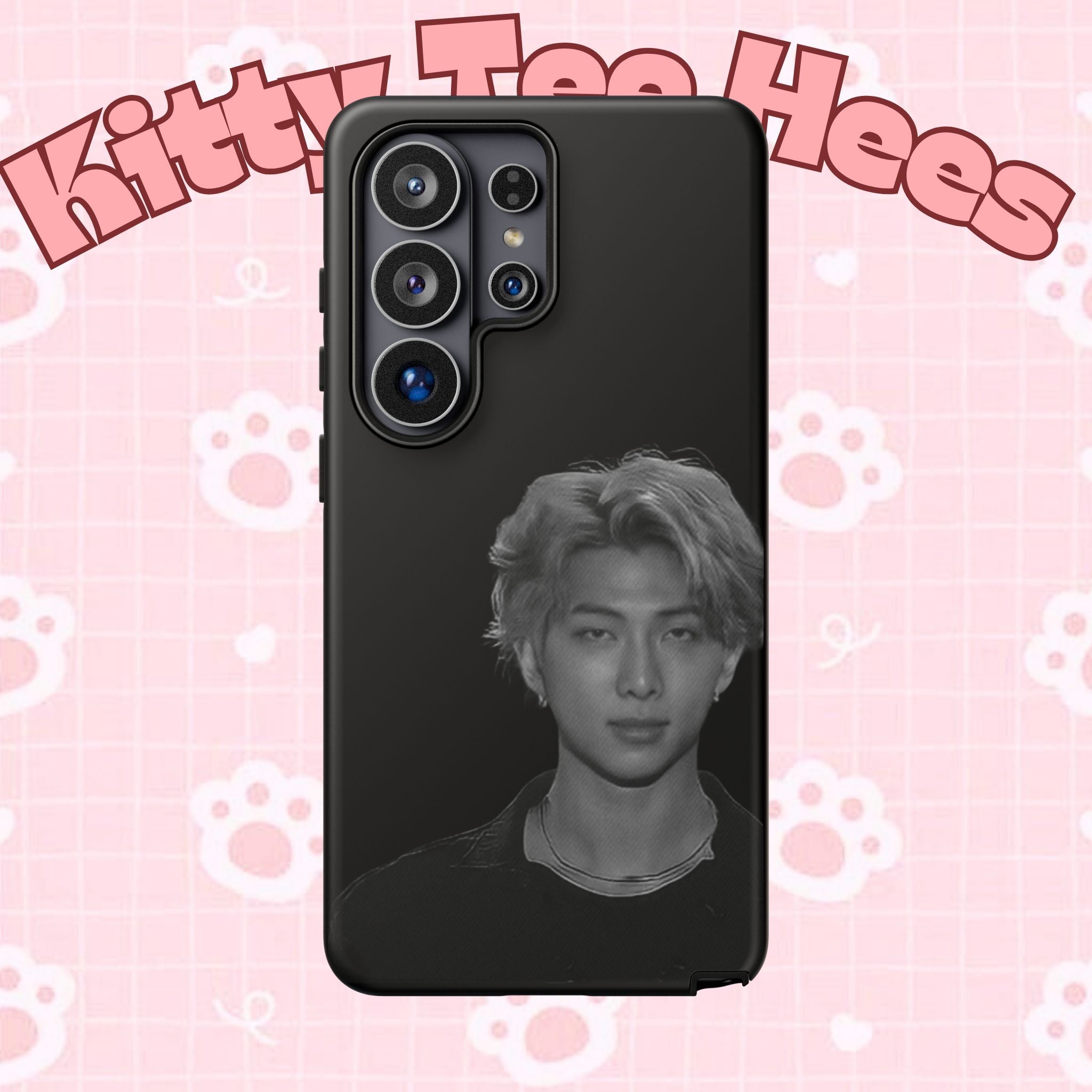 Namjoon BTS concert iPhone case by Printify featuring a tough protective design with custom artwork.