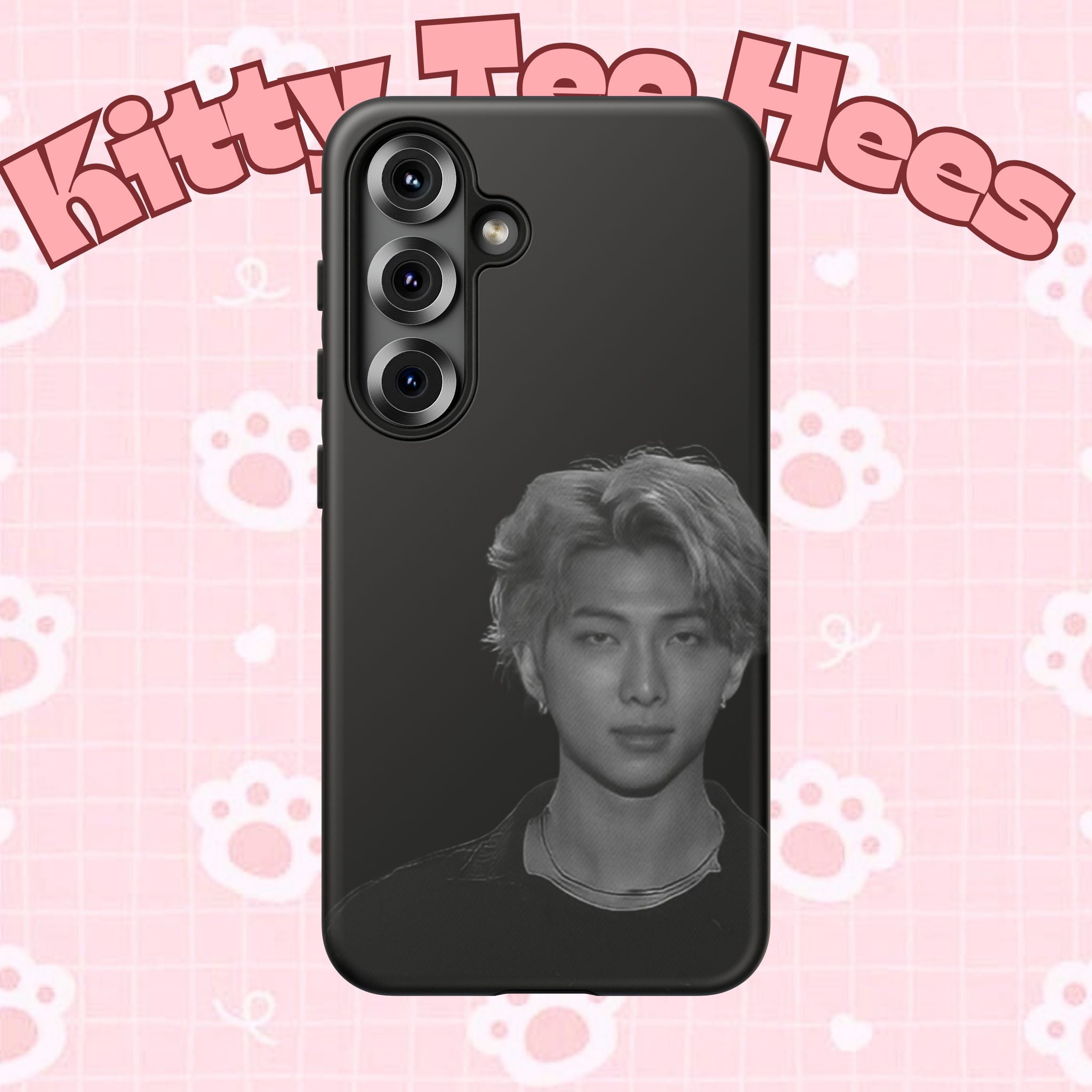 BTS Namjoon concert iPhone case by Printify featuring a durable tough phone protector with concert-themed design.