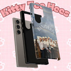 Cute Sailor BTS Swim phone case for iPhone and Samsung, featuring colorful sailor-themed design by Printify.
