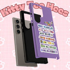 Printify BTS member names phone case with Jungkook, Jimin, and Rap Monster design for iPhone 17, tough protective cover.