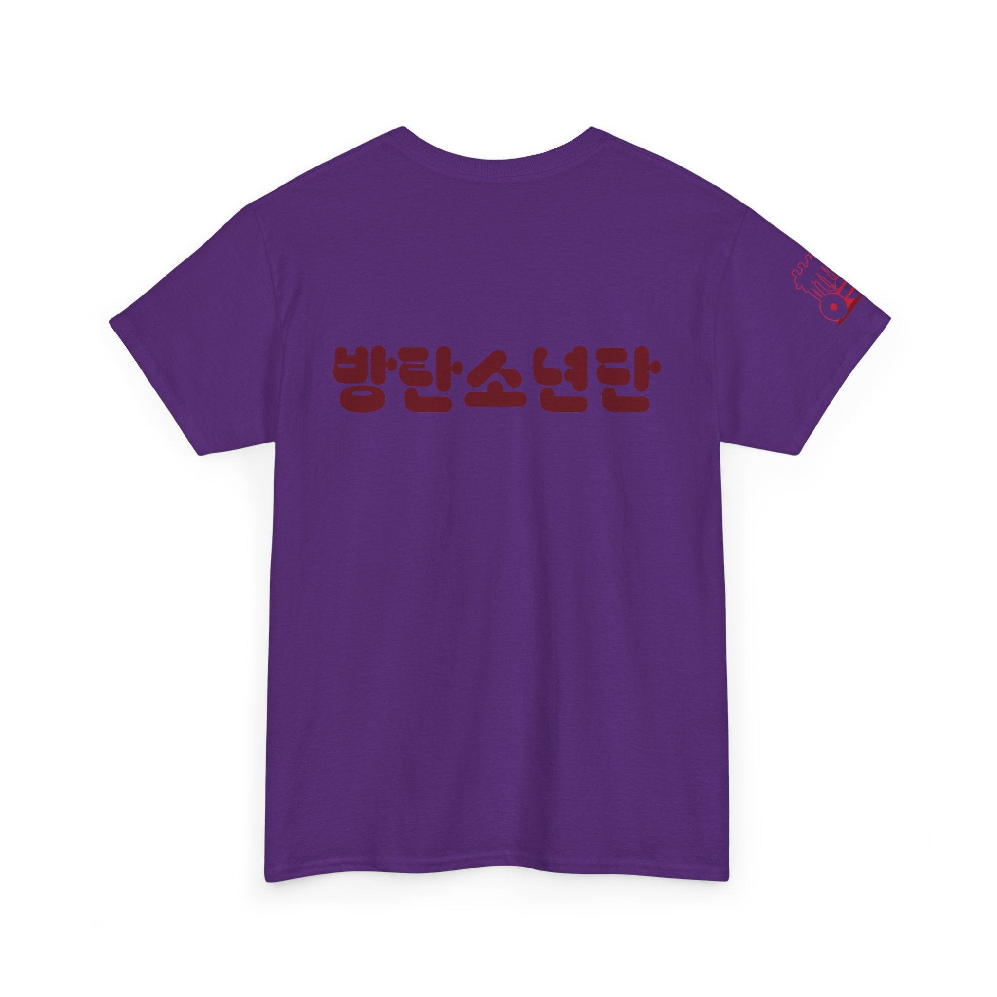 BTS Arirang T-Shirt by Printify featuring Korean Hangul design, perfect for BTS world tour and concert fan apparel.