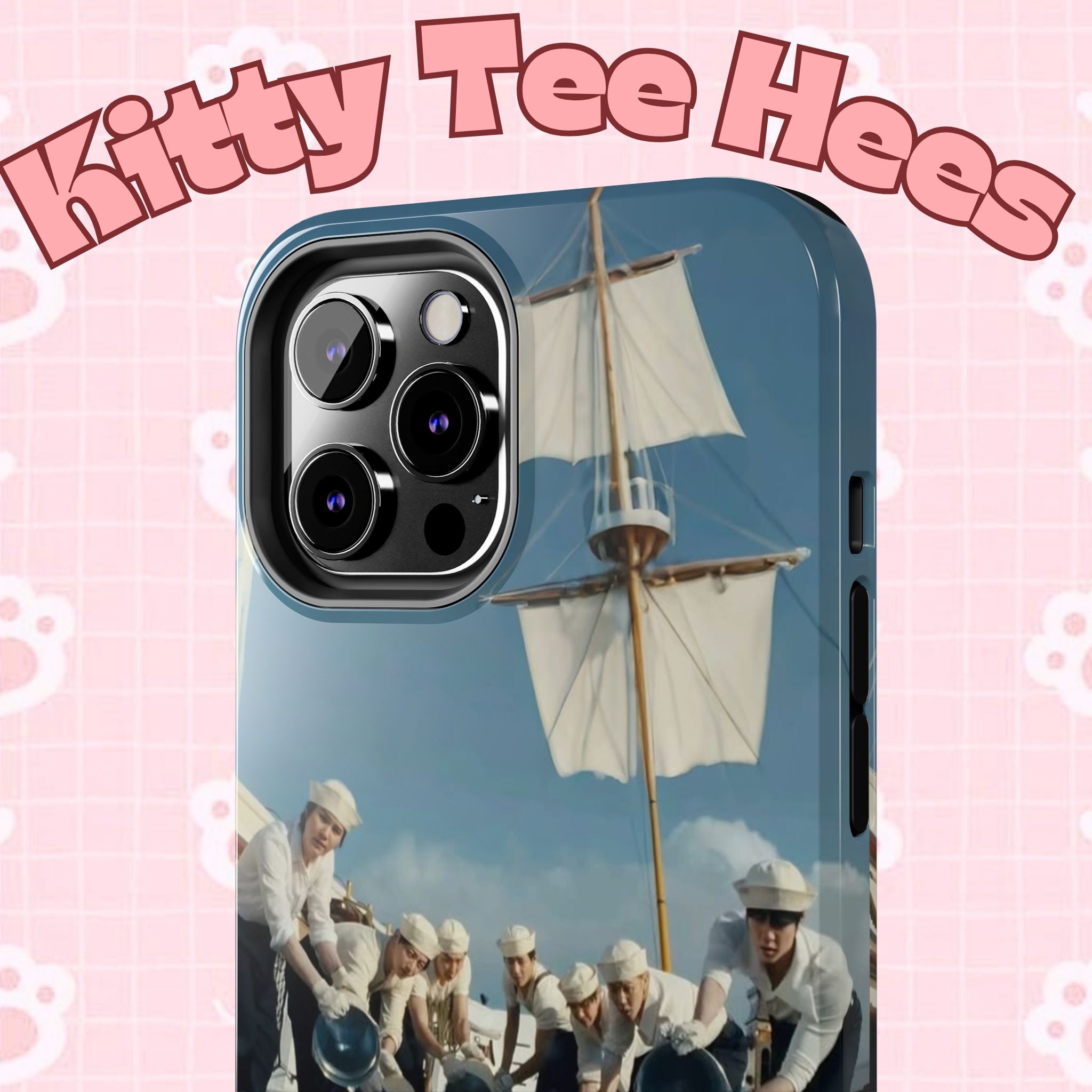 Cute Sailor BTS phone case with K-pop design featuring BTS Arirang, ideal for BTS fans and concert enthusiasts.
