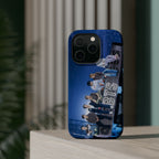 Printify BTS Bangtan World Tour Arirang impact-resistant phone case for iPhone 17 and Samsung Galaxy S26 Ultra, featuring tour design.