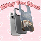 Cute Sailor BTS Swim phone case for iPhone and Samsung, featuring colorful Bangtan Sailor design by Printify.