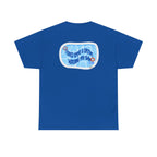 Arirang BTS swim graphic T-shirt featuring a pool scene and Bangtan design, casual BTS concert tee by Printify.