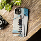 BTS Arirang swim phone case for iPhone 17 and Samsung, Printify concert-themed tough phone case with Bangtan design.