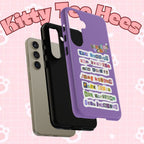 Printify BTS member names phone case featuring Jungkook, Jimin, and RM for iPhone 17, with a tough protective design.