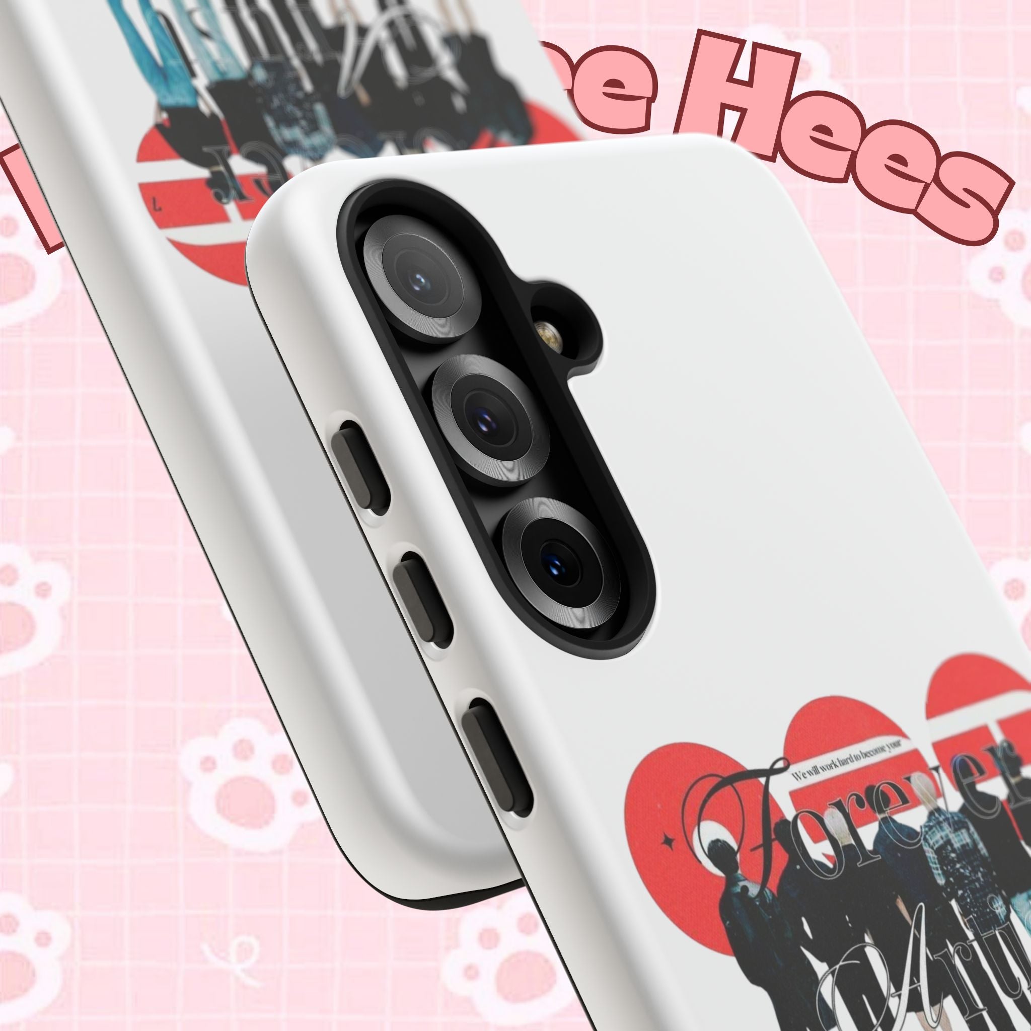 BTS Concert Phone Case with 'Bangtan Arirang' design for iPhone and Samsung, featuring colorful K‑Pop artwork on a protective case