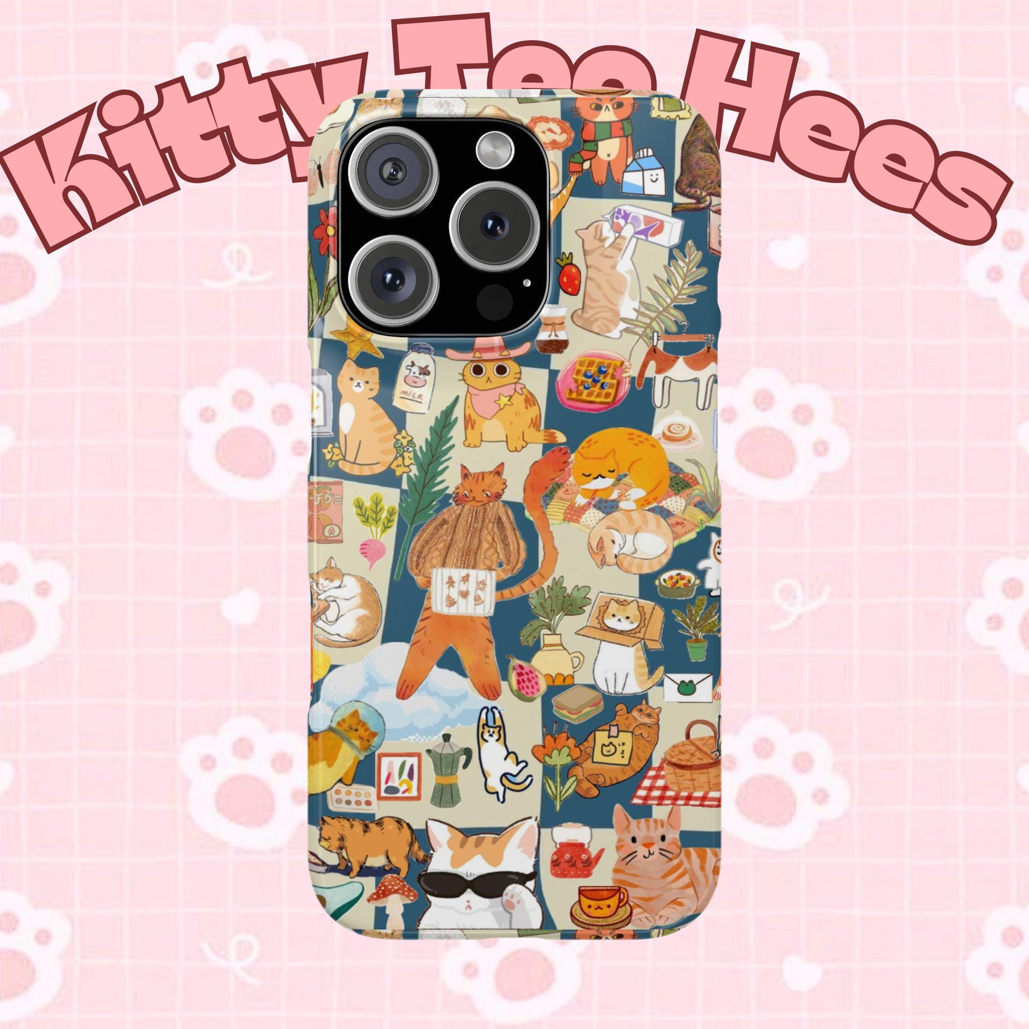 Orange cats are top tier, cat phone case, Cat-Themed Slim Phone Cases, Cute Pet Gift, Animal Lover Accessory, Fun Design, Cat Lover Decor - Kitty TeeHees
