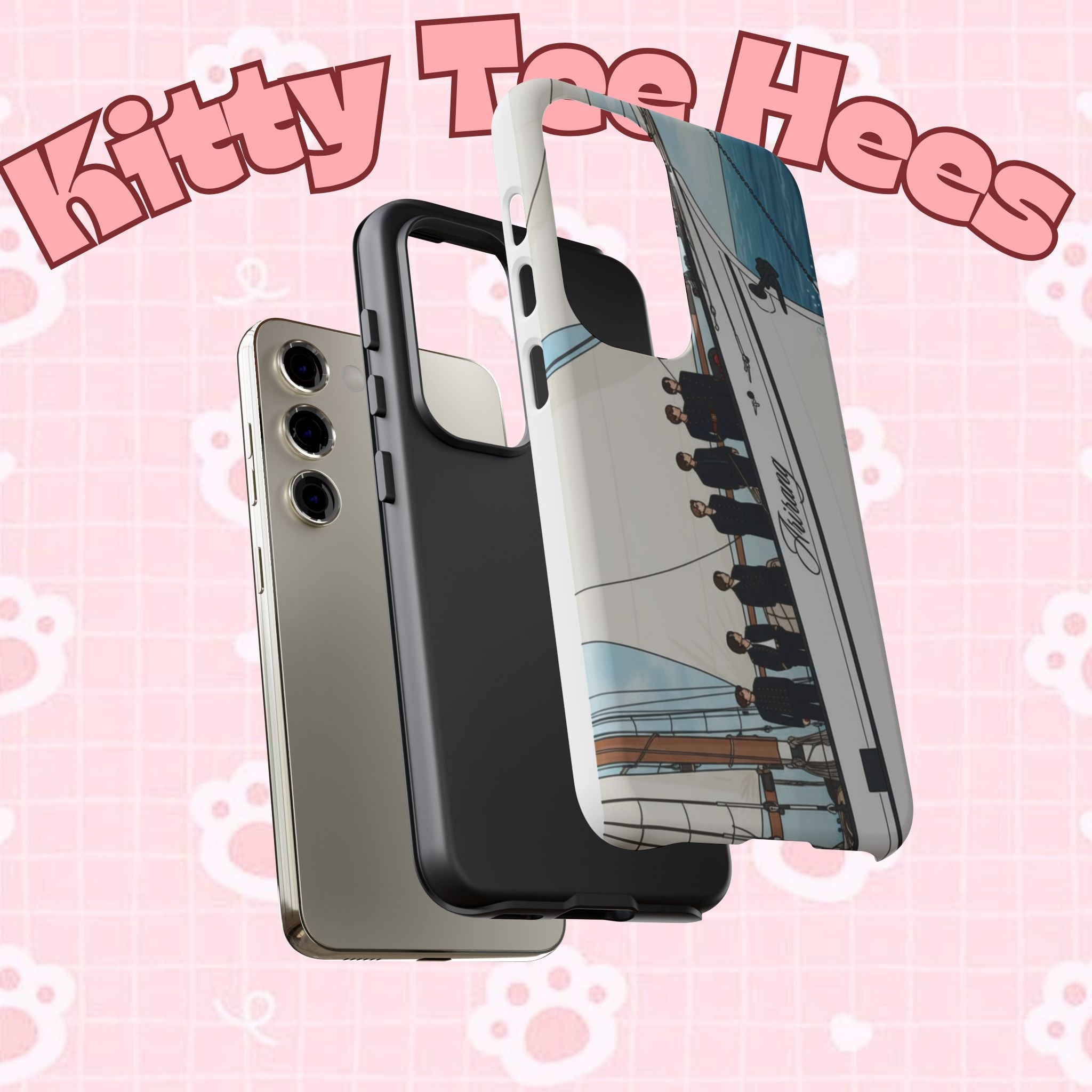 Printify BTS Arirang swim themed phone case for iPhone 17 and Samsung, featuring concert-inspired design and durable toughness.