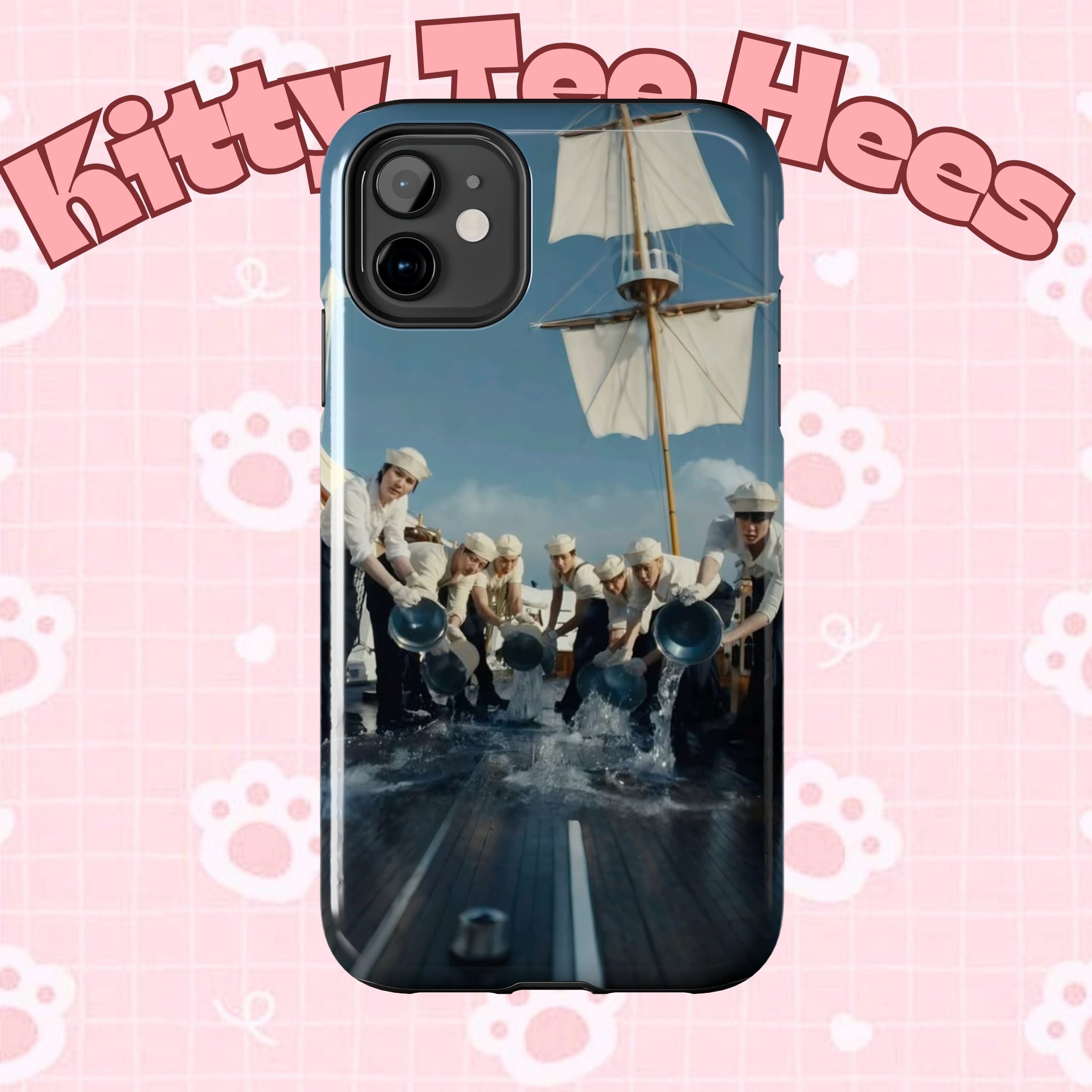Cute Sailor BTS phone case featuring BTS Arirang design, perfect for K-pop fans and BTS concert enthusiasts.