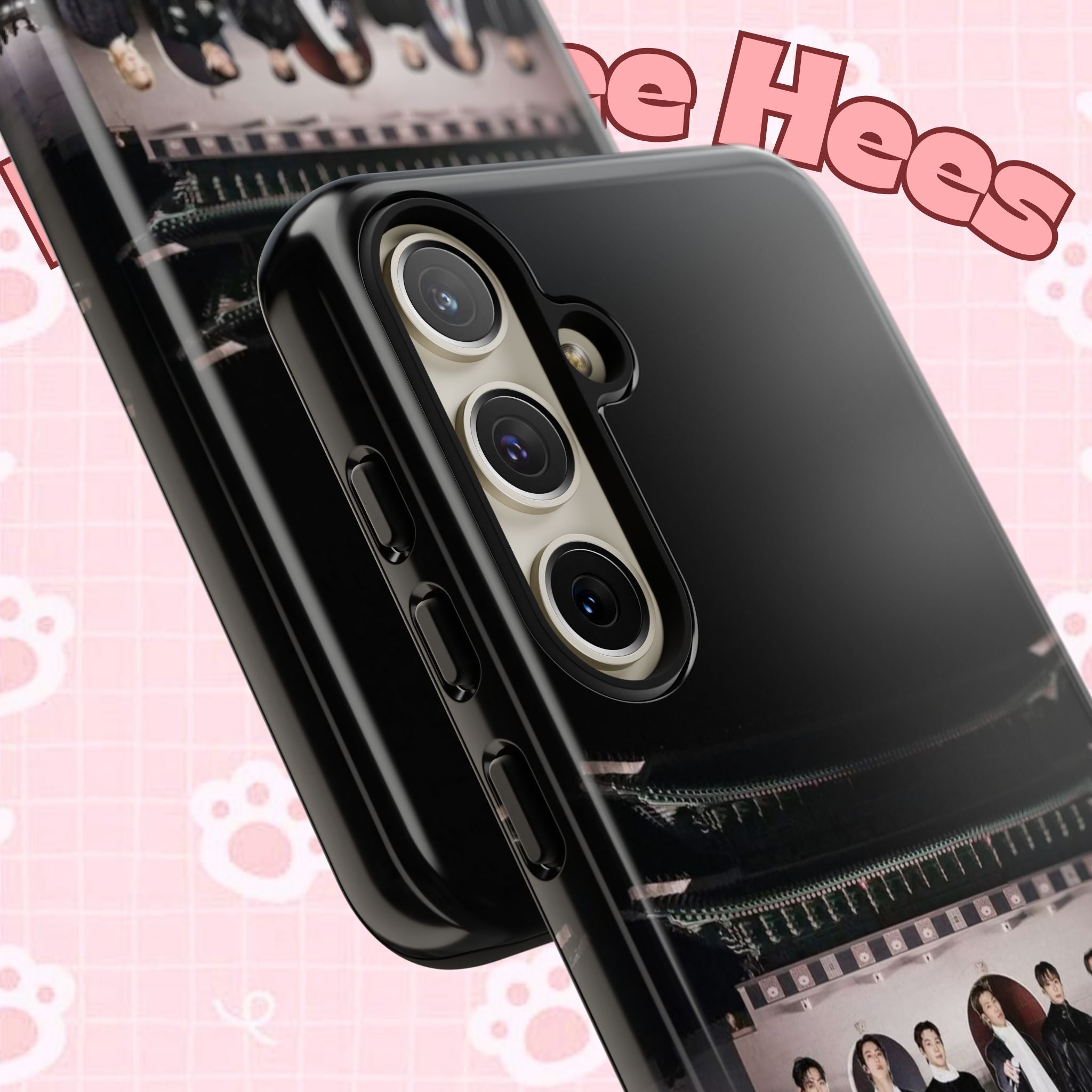 BTS Arirang and Swim comeback themed Samsung phone case with tough protective design, featuring K-pop BTS graphics and brand logo.