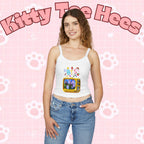 Kids' BTS tank top featuring a retro television K-pop graphic design, cute BTS logo on a comfortable sleeveless shirt.