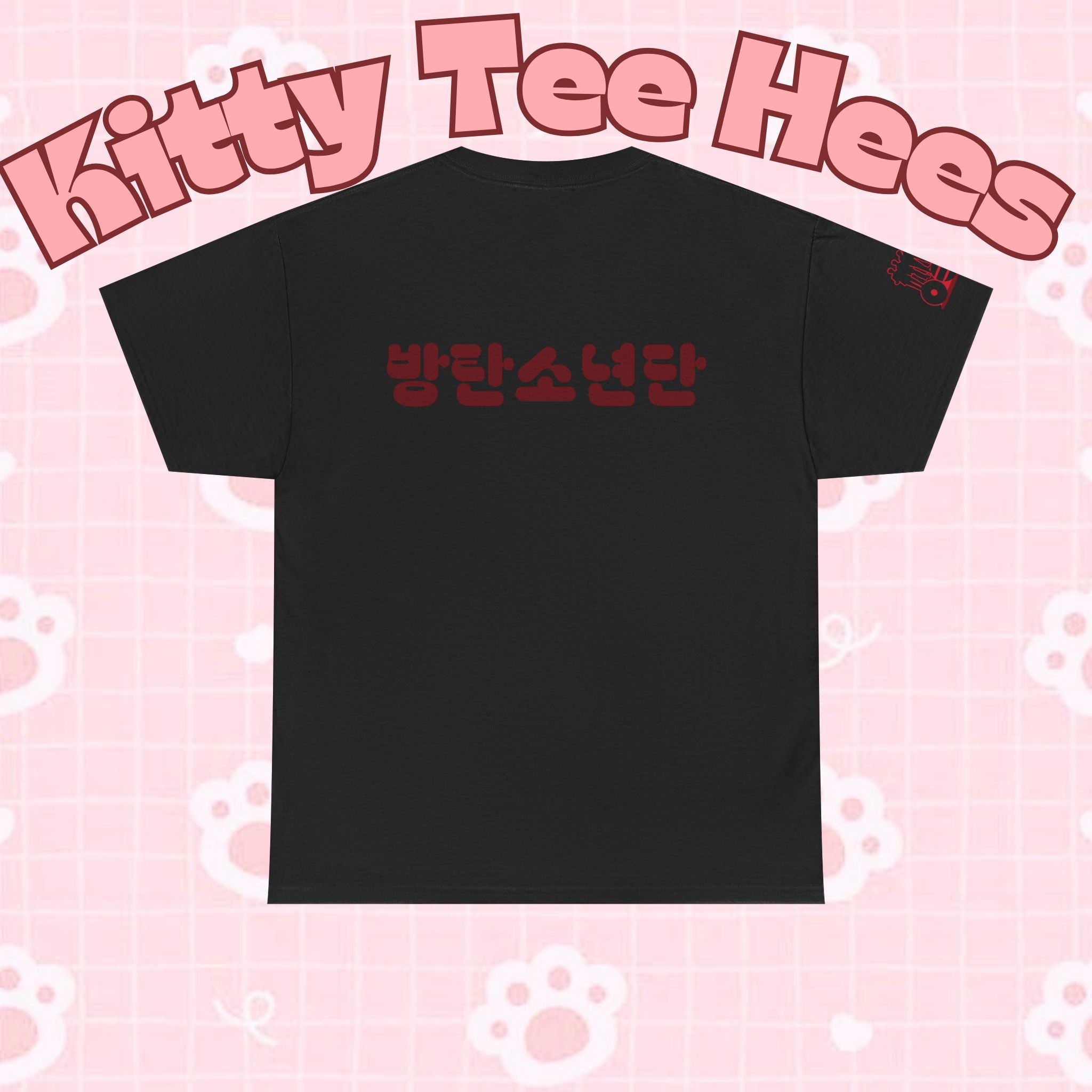 BTS Arirang T-Shirt by Printify featuring Korean Hangul design, perfect for BTS world tour and concert fans.
