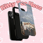 Cute Sailor BTS Swim phone case for iPhone and Samsung, featuring Bangtan Sailor design by Printify.