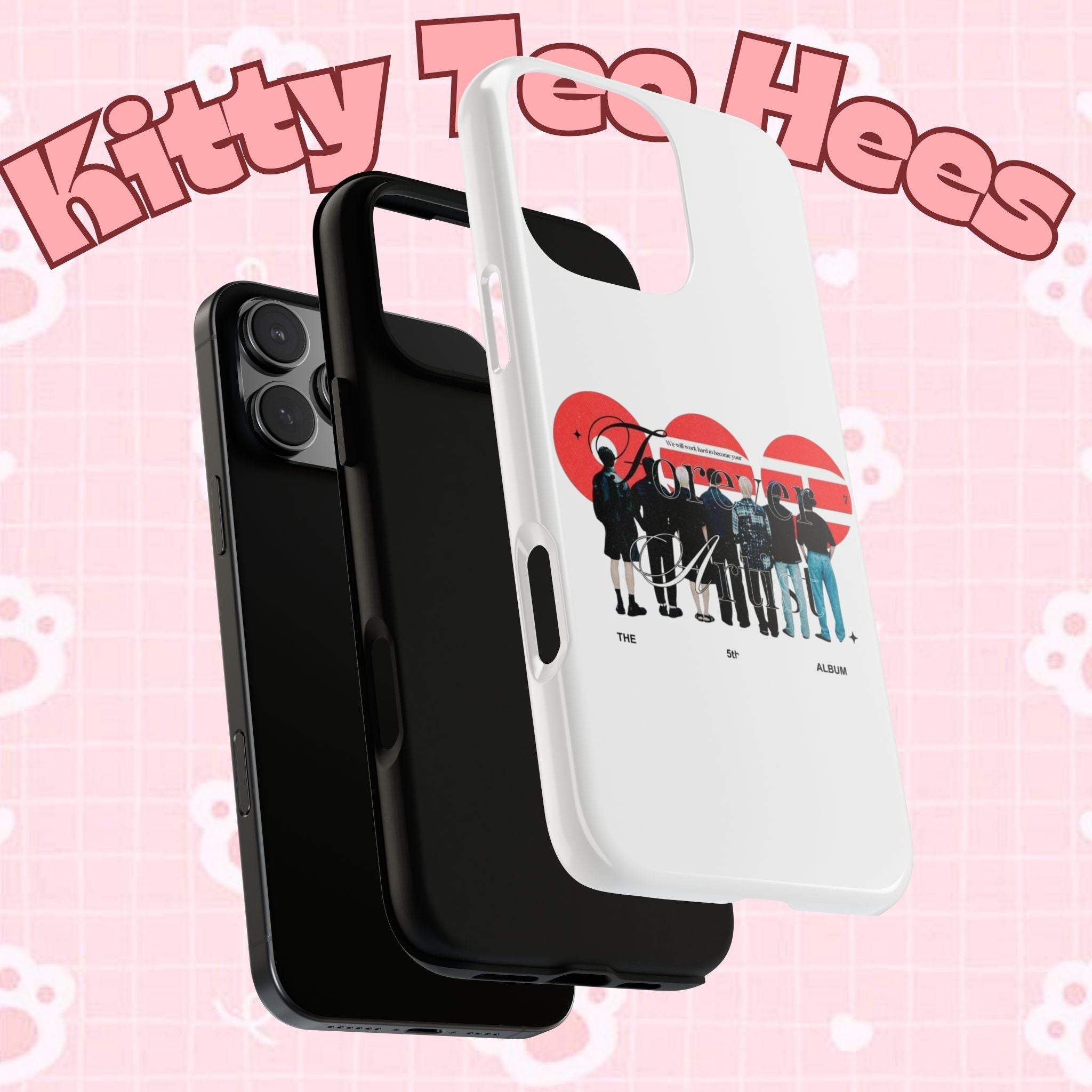 BTS Concert Phone Case with 'Bangtan Arirang' design for iPhone and Samsung, featuring colorful K‑Pop artwork.