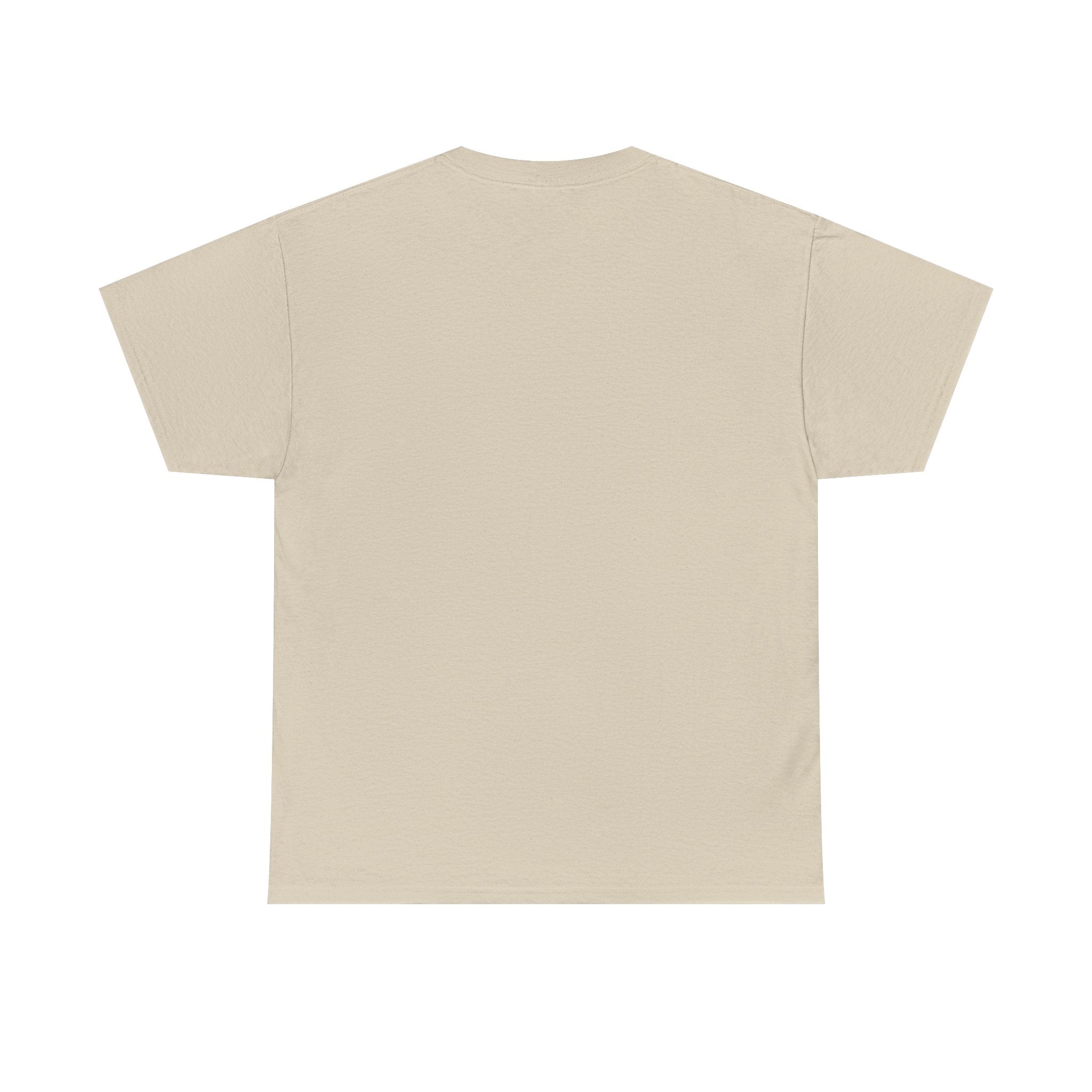 Black BTS logo T-shirt by Printify featuring a minimal Bangtan emblem on the front, casual K-pop band shirt.