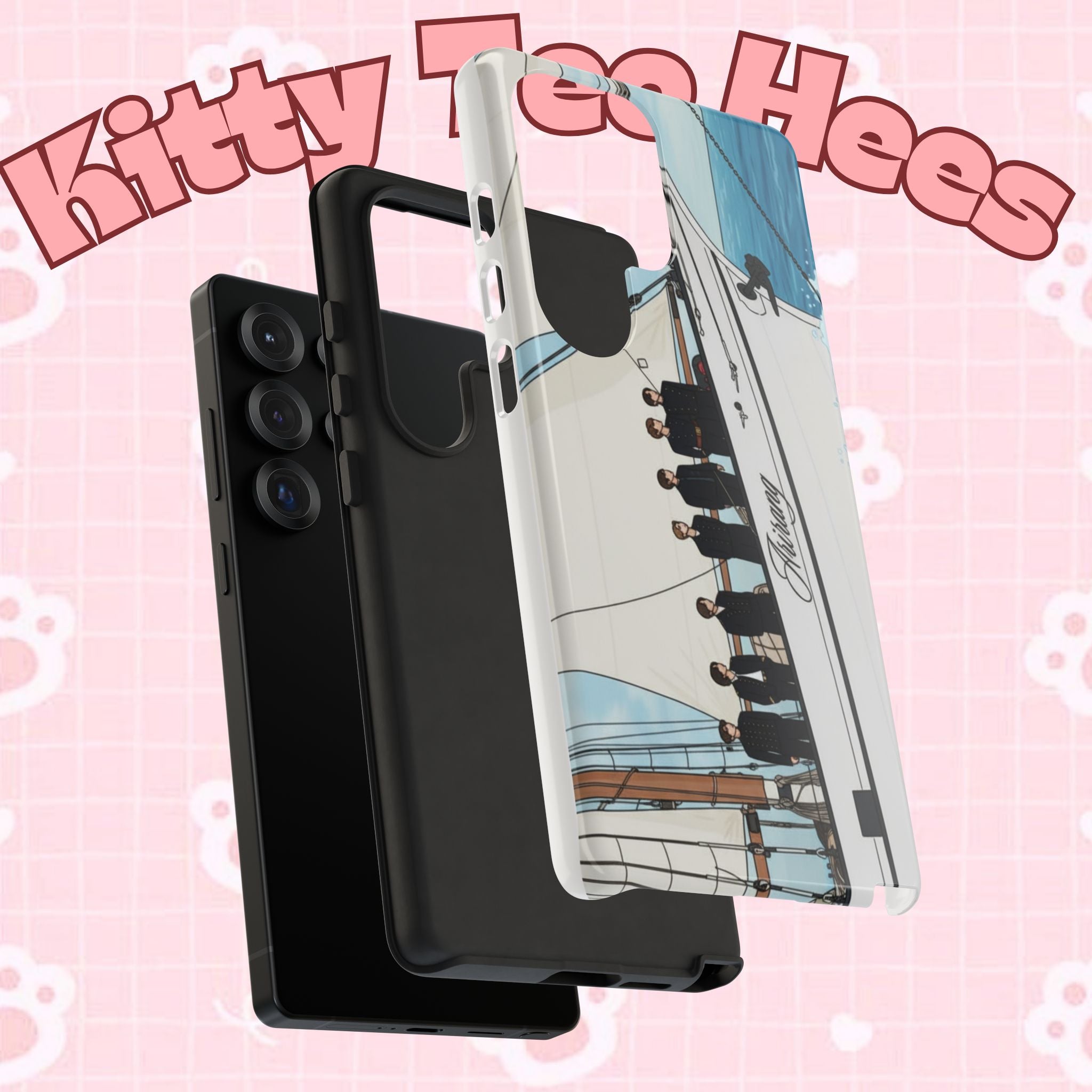BTS Arirang swim-themed phone case for iPhone 17 and Samsung, featuring concert-inspired design with a tough protective build.