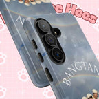 Cute Sailor Bangtan BTS Swim phone case for iPhone and Samsung, featuring sailor-themed design by Printify.