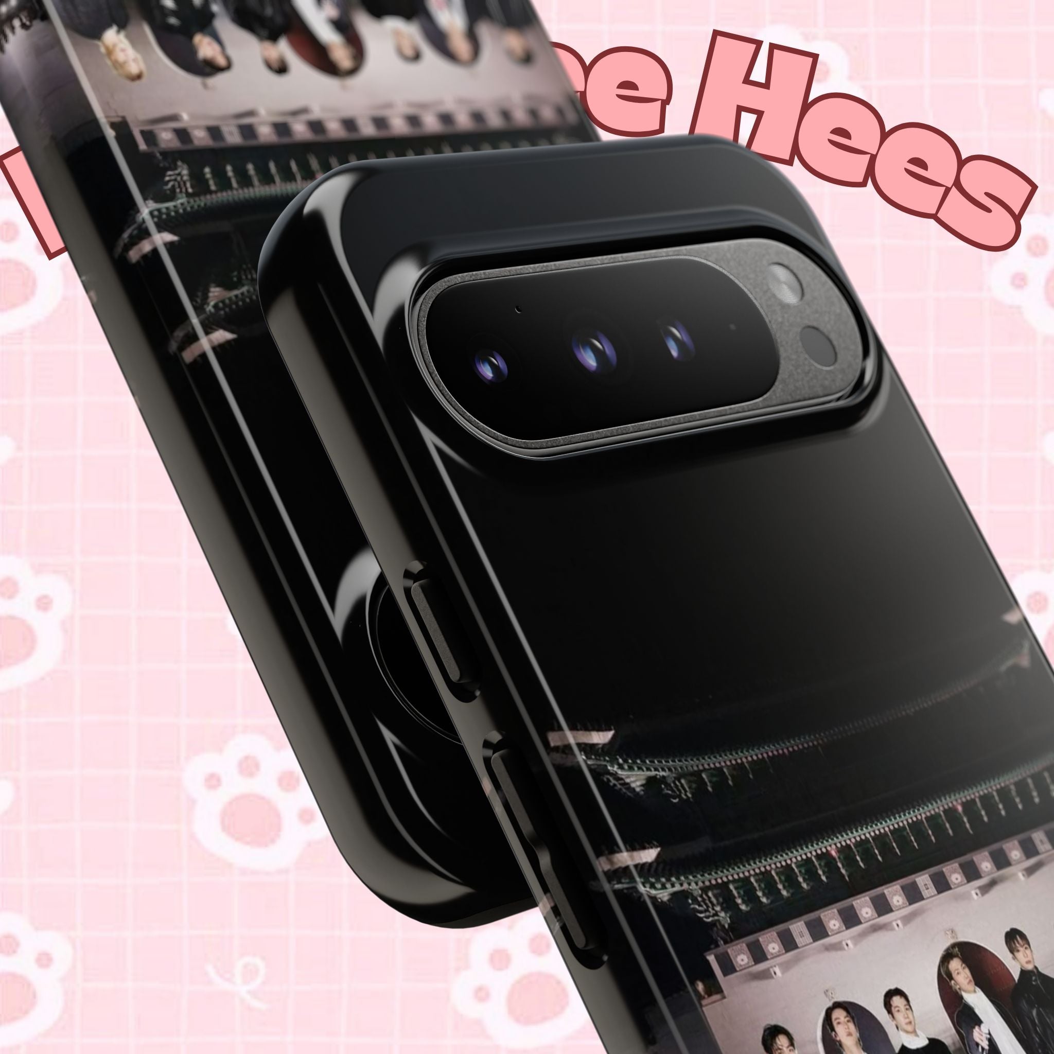 BTS Arirang and Swim comeback themed Samsung phone case with colorful K-pop design, durable Printify tough case for iPhone.
