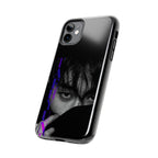 BTS Taehyung (V) tough phone case with dark Bangtan design for iPhone and Samsung, featuring Kim Taehyung artwork.