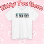 Printify BTS swim graphic T-shirt featuring a pool scene and "I could spend a lifetime watching you swim" text, casual concert tee.