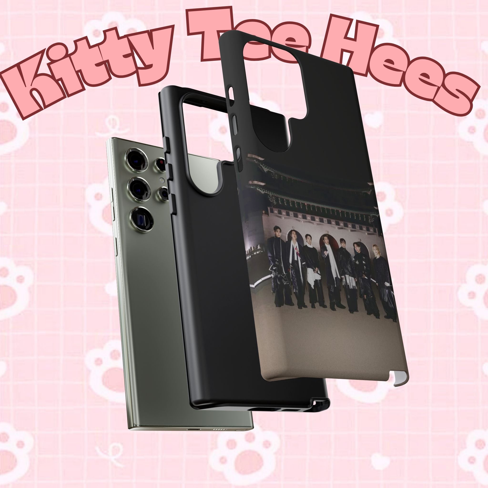 BTS Arirang and Swim comeback phone case for iPhone and Samsung, featuring K-pop BTS design on a tough Printify case.