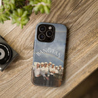 Cute Sailor BTS Swim phone case for iPhone and Samsung, featuring Bangtan Sailor design by Printify.