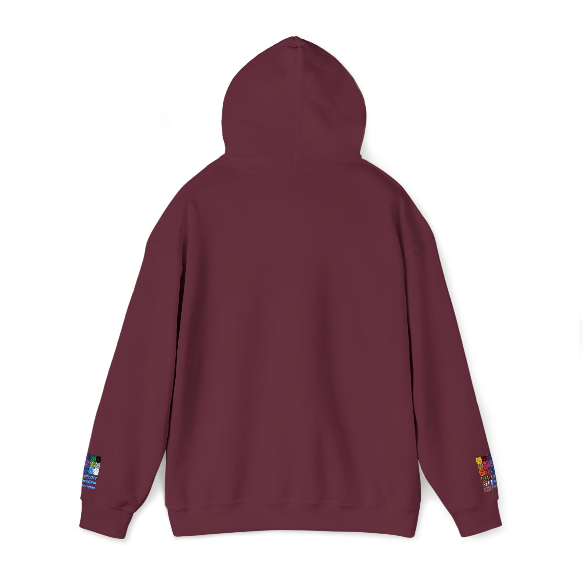 Unisex BTS No.29 sweater hoodie featuring BTS Arriang concert design on heavy blend hoodie by Printify.
