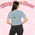 Colorful BTS Kidcore T-shirt featuring Bangtan Boys K-Pop group photo, women's festival crop top by Printify.