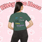 Colorful BTS kidcore T-shirt featuring Bangtan Boys K-pop group photo, women's crop top by Printify, perfect for festival fashion.