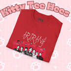 Arirang2026 BTS concert T-shirt featuring band photo, K-pop merch, Bangtan Boys logo, casual fit, Printify branding
