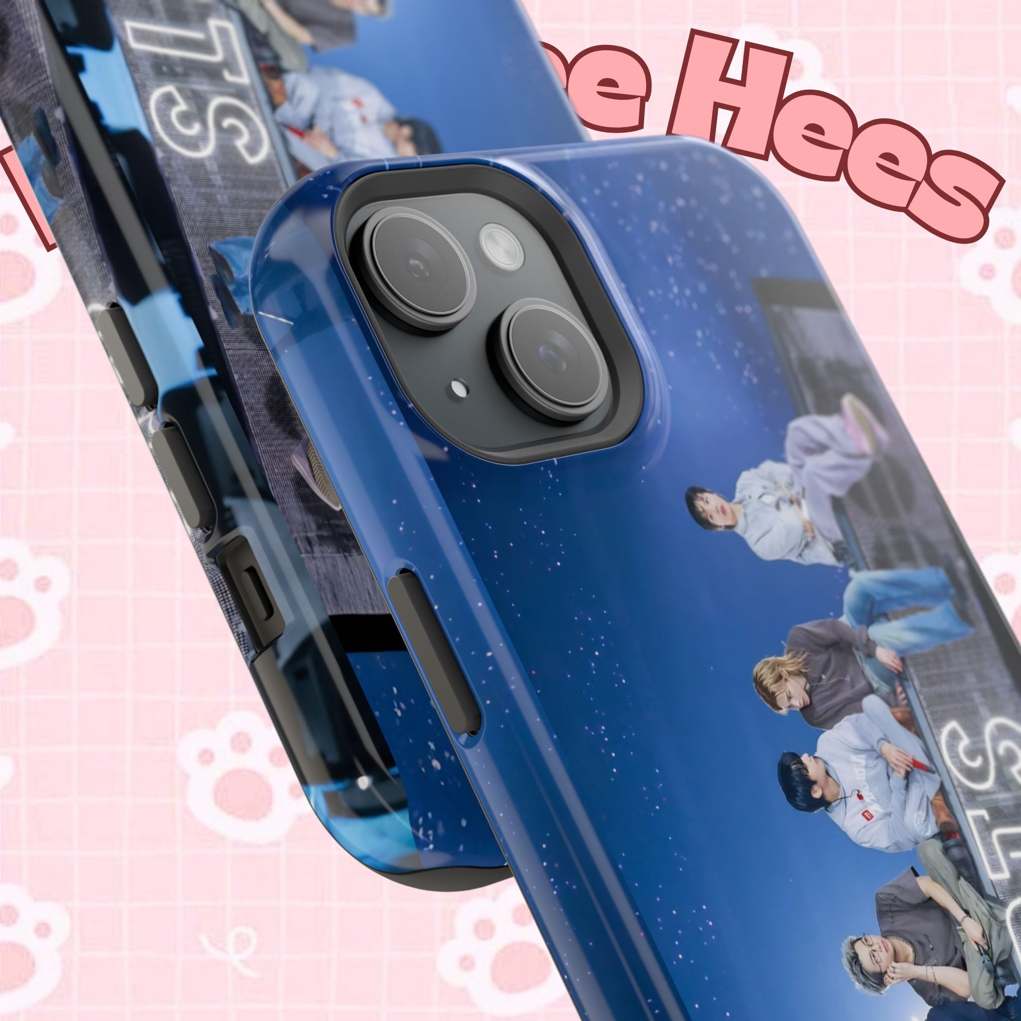 Printify BTS Bangtan World Tour Arirang impact-resistant phone case for iPhone 17 and Samsung Galaxy S26 Ultra.
