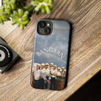 Cute Bangtan Sailor iPhone and Samsung phone case featuring BTS Swim design by Printify, with colorful sailor-themed artwork.