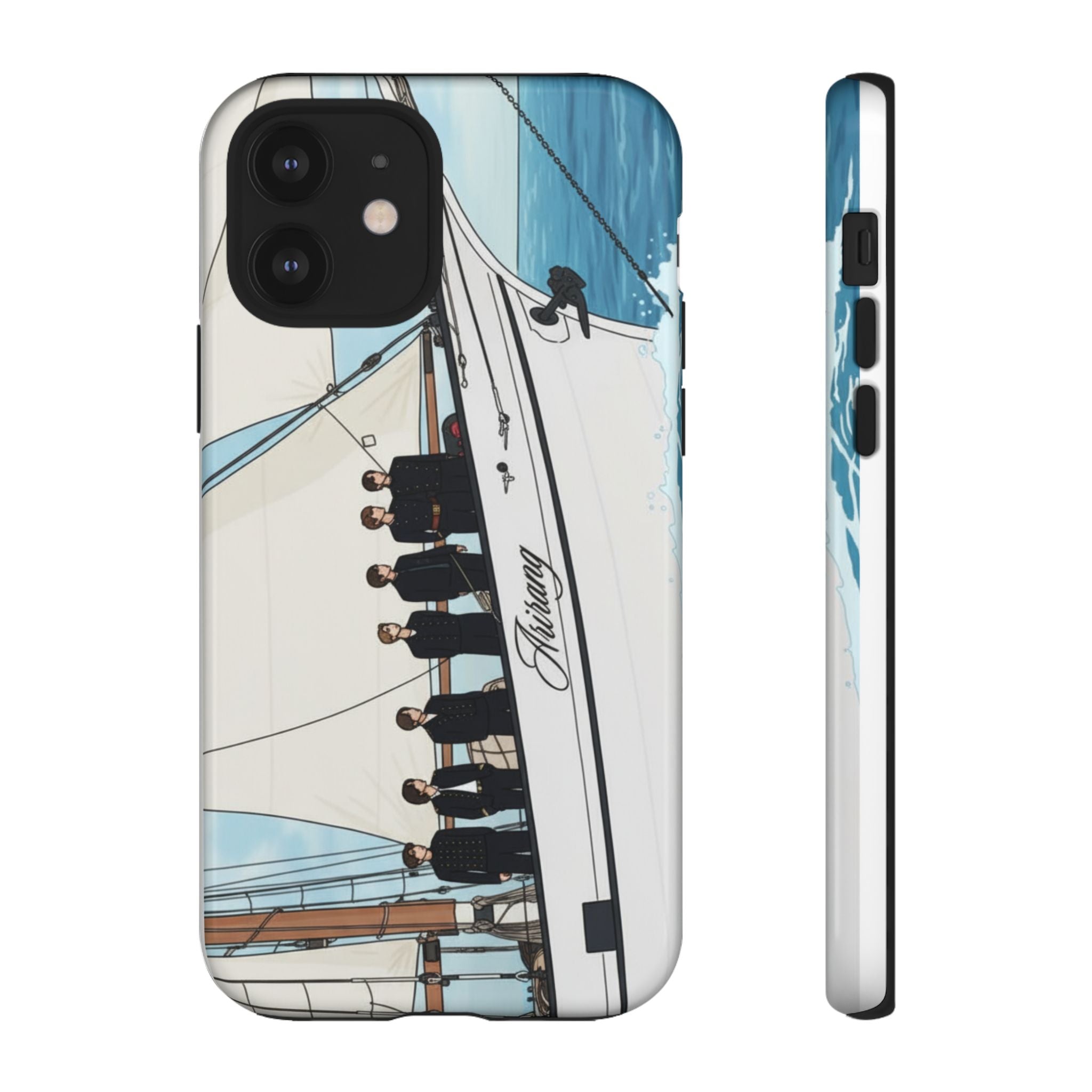 BTS Arirang Swim phone case for iPhone 17 and Samsung, printed tough case with concert-themed Bangtan Boys design by Printify