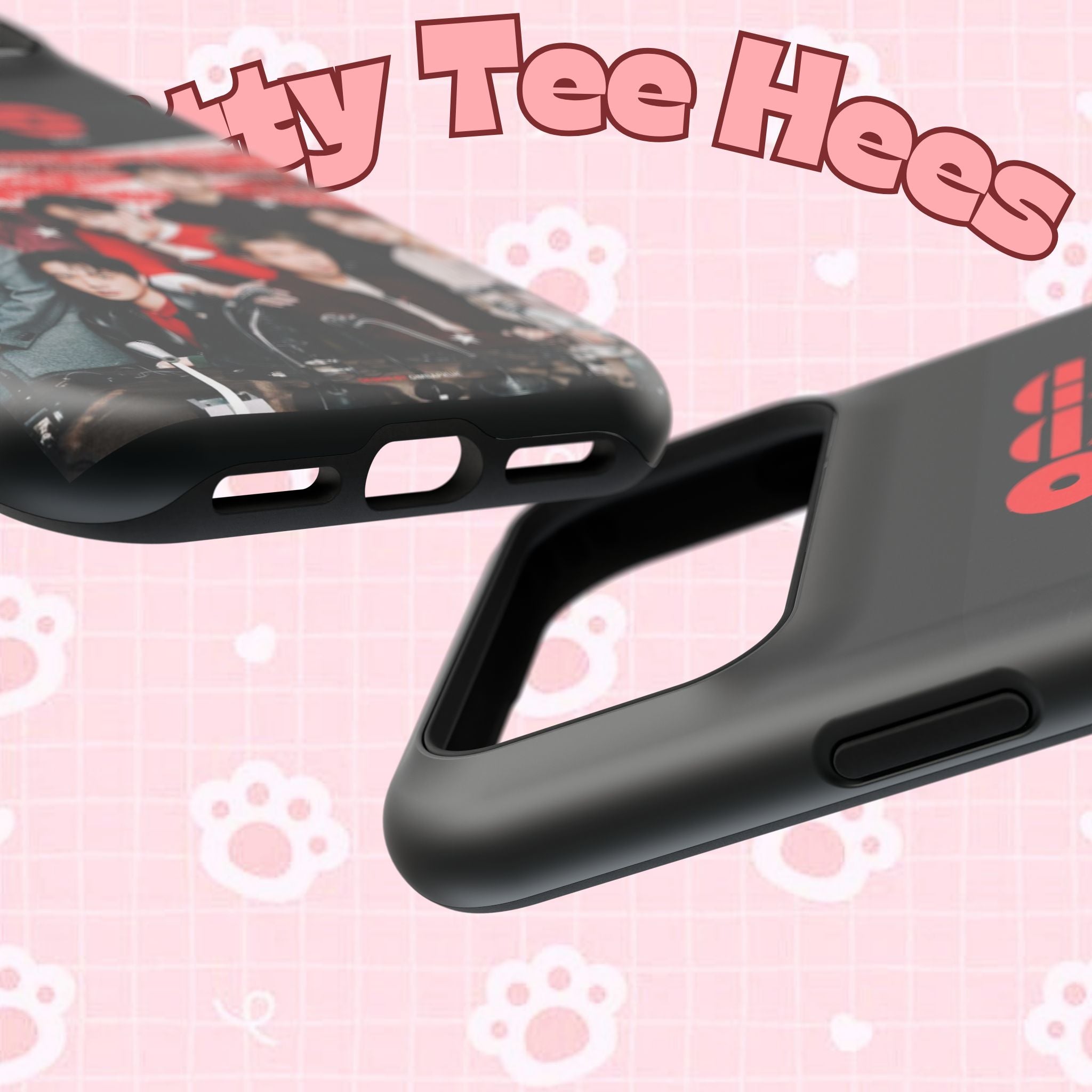 BTS Arirang phone case with Bangtan concert design, impact-resistant Printify K-Pop band photo phone cover for smartphones