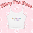 Kids' BTS tank top featuring retro television design, colorful graphic print, and 'Bangtan Boys' branding by Printify.